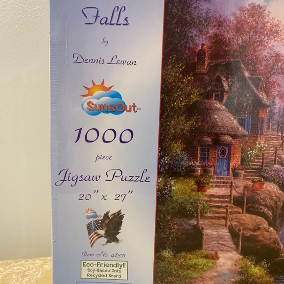 New SunsOut Tranquillity Falls Puzzle 1000 Pieces - Picture 3 of 6